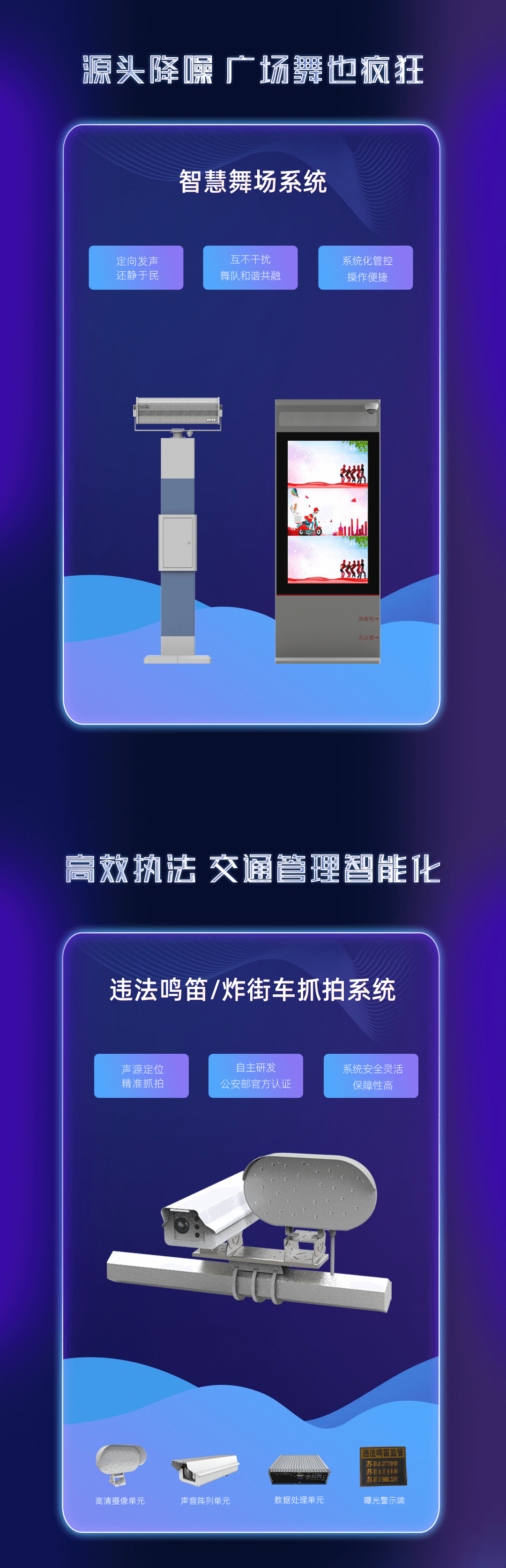 智慧廣場舞系統，鳴笛炸街車抓拍系統